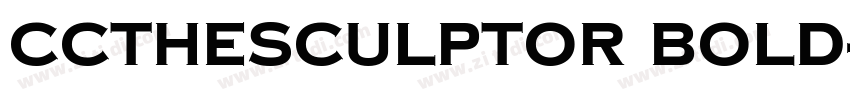 CCTheSculptor Bold字体转换